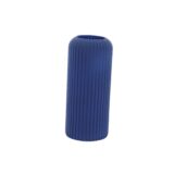 Beauty Home Βάζο γυάλινο Zoé ματ – Μπλε ίντιγκο Ø8