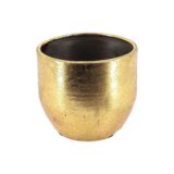 Beauty Home Κασπώ μεταλλικό Jade – Χρυσό Ø9x8cm