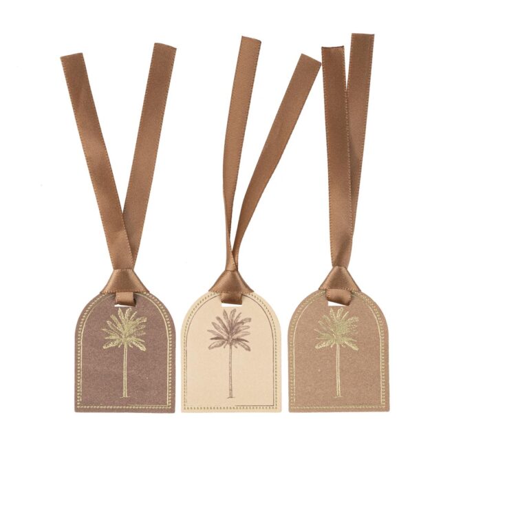 Beauty Home 9 Ετικέτες Χάρτινες με θέμα “Ανατολής” – Καφέ