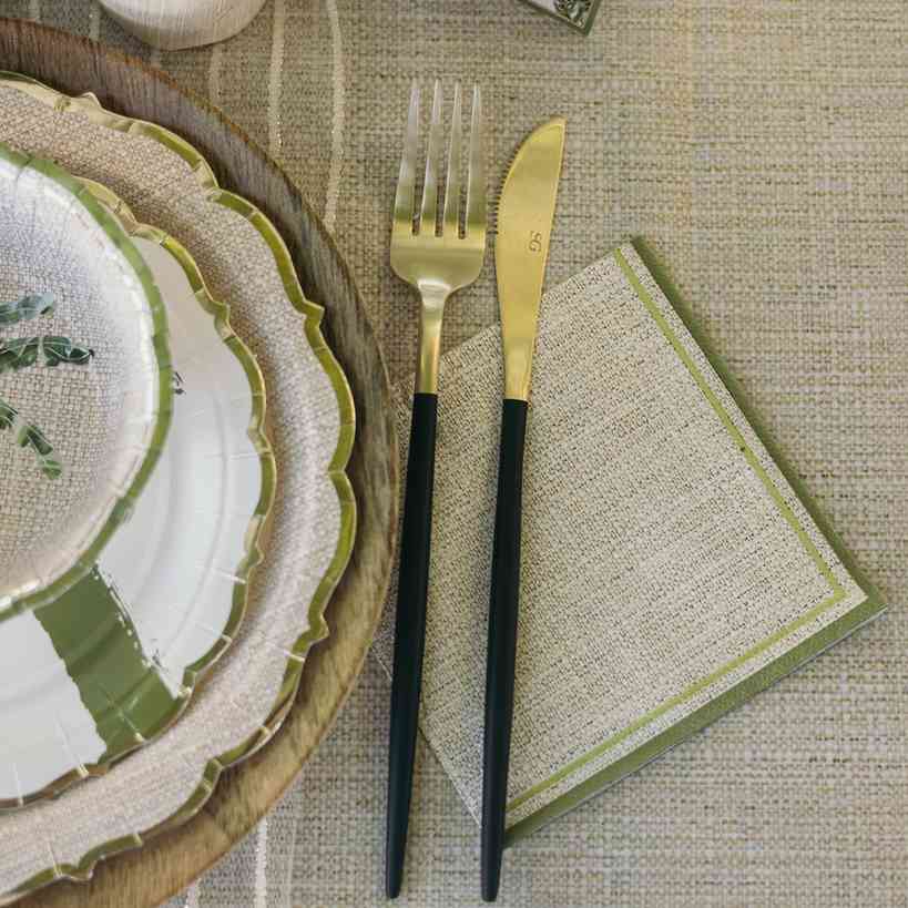 Beauty Home 20 χαρτοπετσέτες κοκτέιλ Coco Palm 24x24cm - Image 5