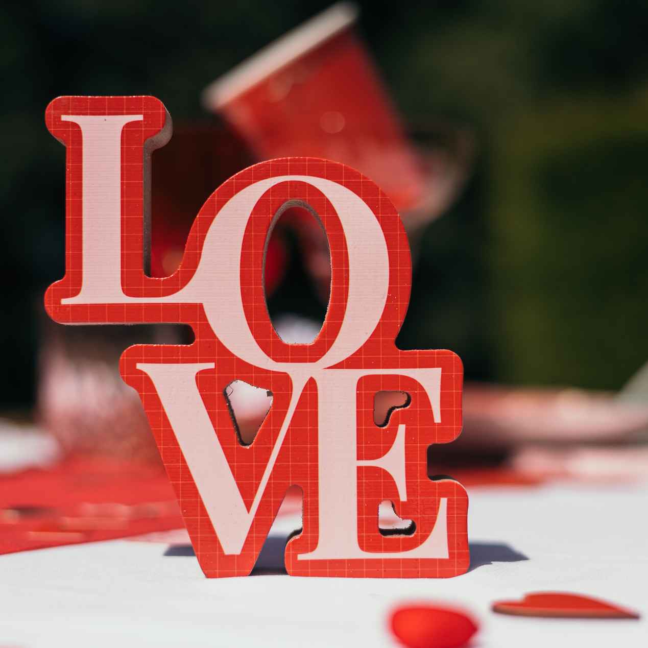 Beauty Home Ξύλινο διακοσμητικό Love 11×12,5×1,5 cm - Image 4