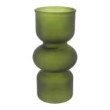 Beauty Home Βάζο γυάλινο Judith – Ματ Λάδι Ø11x25cm – 1600ml