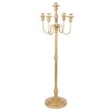 Beauty Home Κηροπήγιο μεταλλικό Prestige – Χρυσό 45 x 1