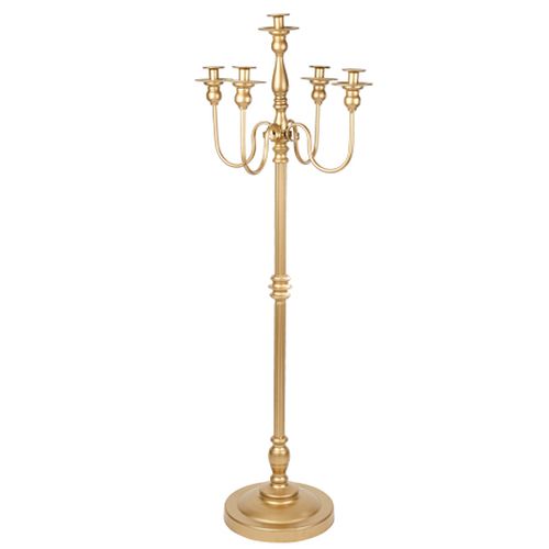 Beauty Home Κηροπήγιο μεταλλικό Prestige – Χρυσό 45 x 1