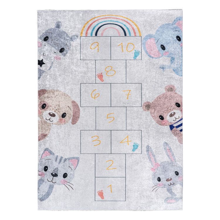 Beauty Home Χαλί παιδικό Fun Art 9597 160x230 Γκρι