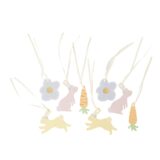 Beauty Home 8 ετικέτες Πάσχα Χαρτί Κίτρινο