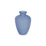 Beauty Home Βάζο γυάλινο Jeanne – Μπλε Ø7