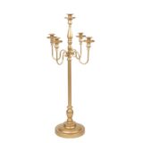 Beauty Home Κηροπήγιο μεταλλικό Prestige – Χρυσό 40 x 90 cm