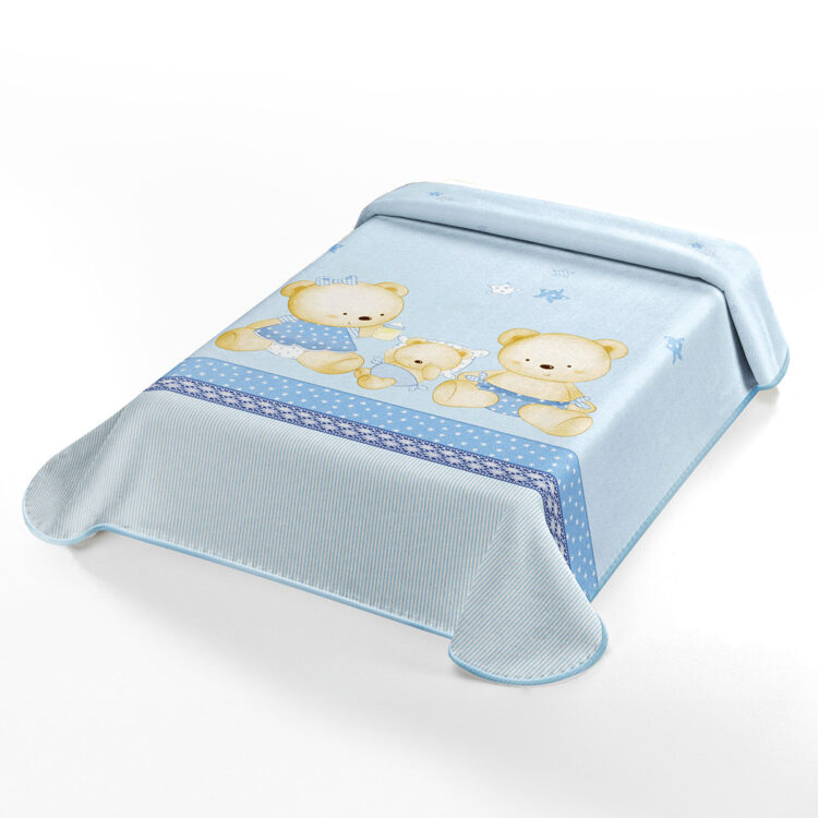 ΚΟΥΒΕΡΤΑ ΙΣΠΑΝΙΑΣ ΑΓΚΑΛΙΑΣ 80X110 BELPLA STER 663 BLUE