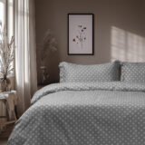 Beauty Home Σετ πάπλωμα υπέρδιπλο Art 10101 Fancy 220x240 Γκρι