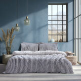 Beauty Home Σετ σεντόνια υπέρδιπλα με λάστιχο Glory Art 12362 170x200+32 Εκρού