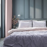 Beauty Home Σετ σεντόνια υπέρδιπλα με λάστιχο Glory Art 12369 170x200+32 Γκρι