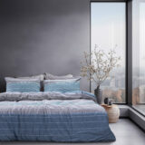 Beauty Home Σετ σεντόνια υπέρδιπλα με λάστιχο Glory Art 12373 170x200+32 Γκρι