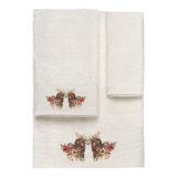 Beauty Home Σετ πετσέτες 3τμχ με εκτύπωση Art 3557 (30x50+50x90+70x140) Εκρού