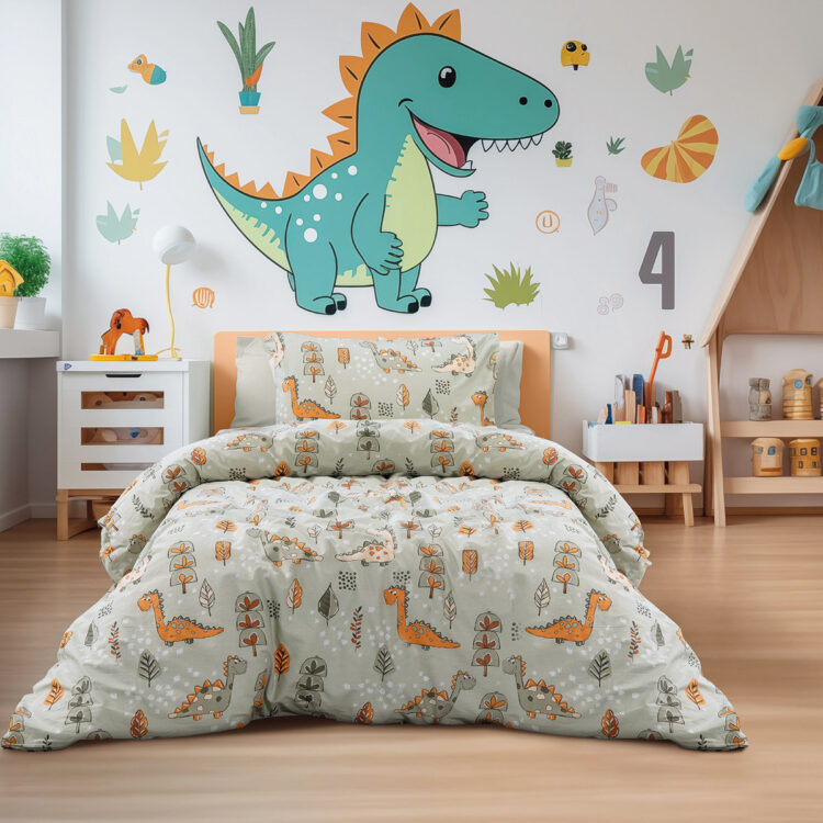 Beauty Home Σετ σεντόνια μονά με λάστιχο Candy Art 6326 110x200+32 Λαδί