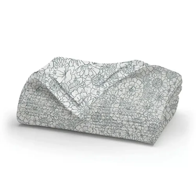 Κουβέρτα Πικέ Bloom Πετρόλ Υπέρδιπλη