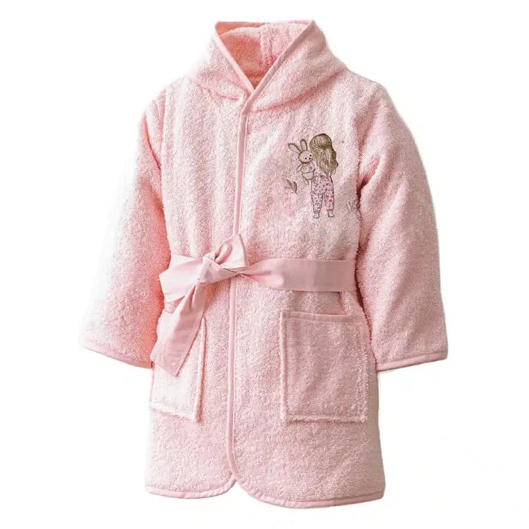 Μπουρνούζι Βρεφικό Goodnight Ροζέ