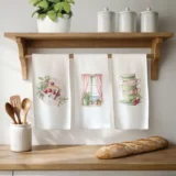 Ποτηρόπανα Κουζίνας Cherries Σετ 3ΤΜΧ