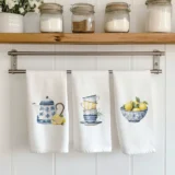 Ποτηρόπανα Κουζίνας Lemons Σετ 3ΤΜΧ