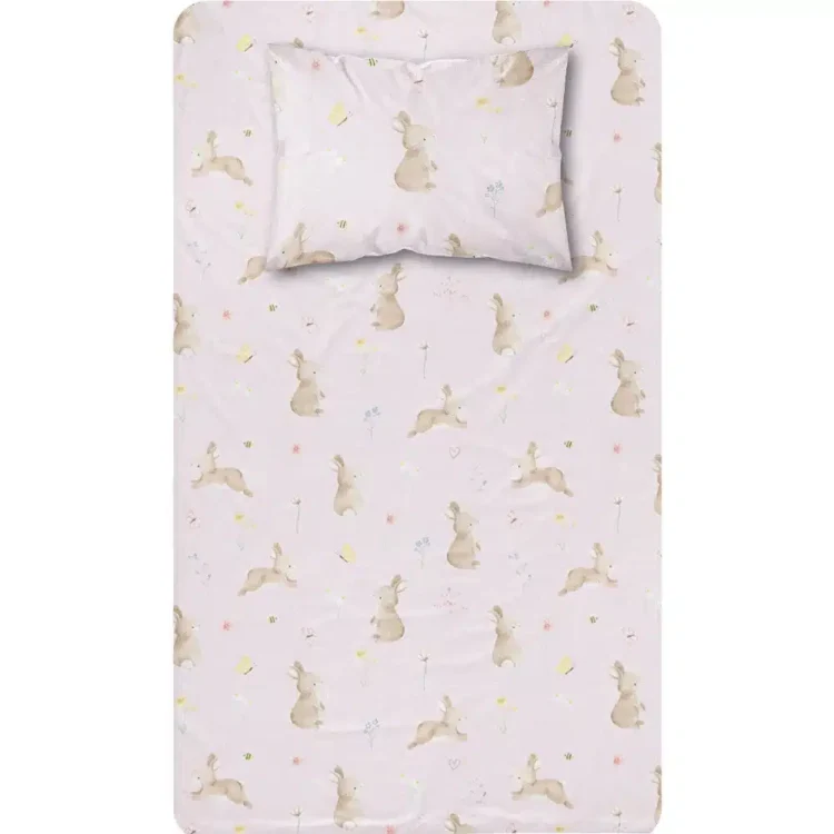 Σεντόνι Σετ 2ΤΜΧ Blush Moνό Ροζ