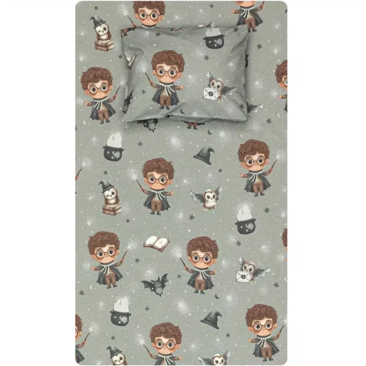 Σεντόνι Σετ 2ΤΜΧ Wizard Moνό