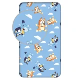 Σεντόνι Βαμβακερό Bluey Μονό Με Λάστιχο