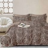 Beauty Home Σετ σεντόνια υπέρδιπλα με λάστιχο Memories Art 12688 165x200+30 Μπεζ