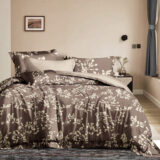 Beauty Home Σετ σεντόνια υπέρδιπλα με λάστιχο Memories Art 12693 165x200+30 Καφέ