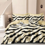 Beauty Home Σετ σεντόνια υπέρδιπλα με λάστιχο Memories Art 12695 165x200+30 Μπεζ