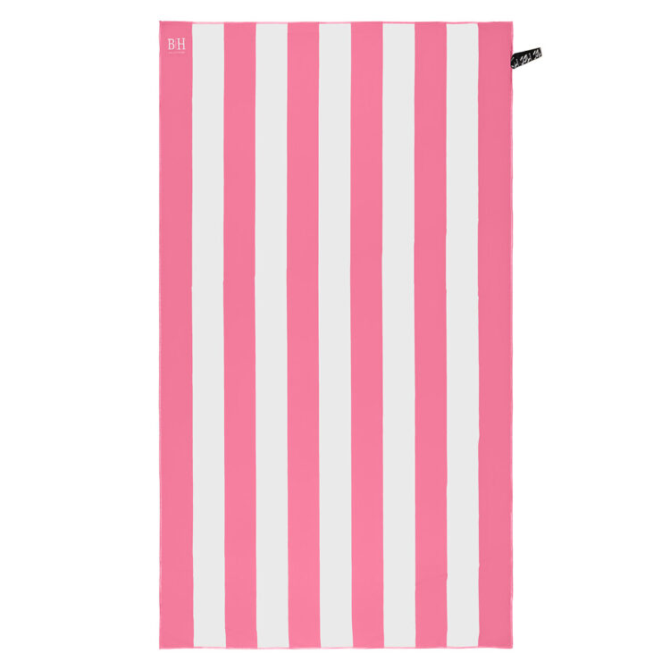 Beauty Home Πετσέτα θαλάσσης Microfiber 200gsm Art 2280 90x160 Ροζ