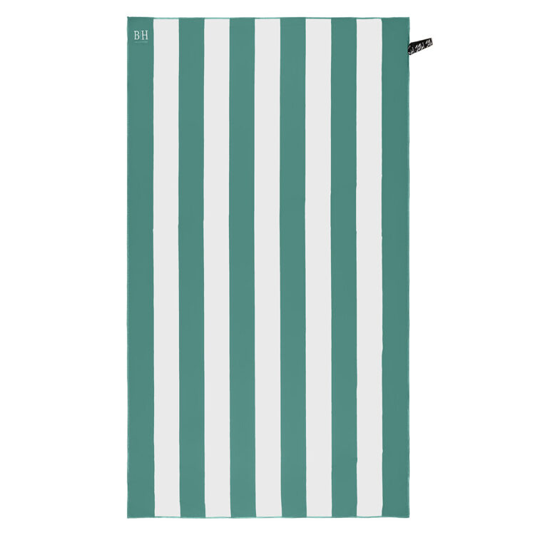 Beauty Home Πετσέτα θαλάσσης Microfiber 200gsm Art 2282 90x160 Πράσινο