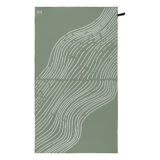 Beauty Home Πετσέτα θαλάσσης διπλής όψης Microfiber 200gsm Art 2290 90x160 Λαδί