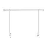 Beauty Home Διακοσμητική λευκή επεκτεινόμενη μεταλλική αψίδα τραπεζιού