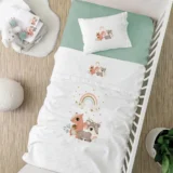 Κουβέρτα Πικέ Κούνιας Woodland