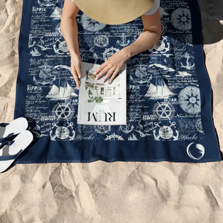 Πετσέτα Θαλάσσης Microfiber Quick Dry Nautical
