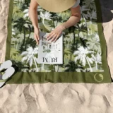 Πετσέτα Θαλάσσης Microfiber Quick Dry Palm Tree