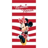 Πετσέτα Θαλάσσης Βαμβακερή Βελούδινη Striped Minnie