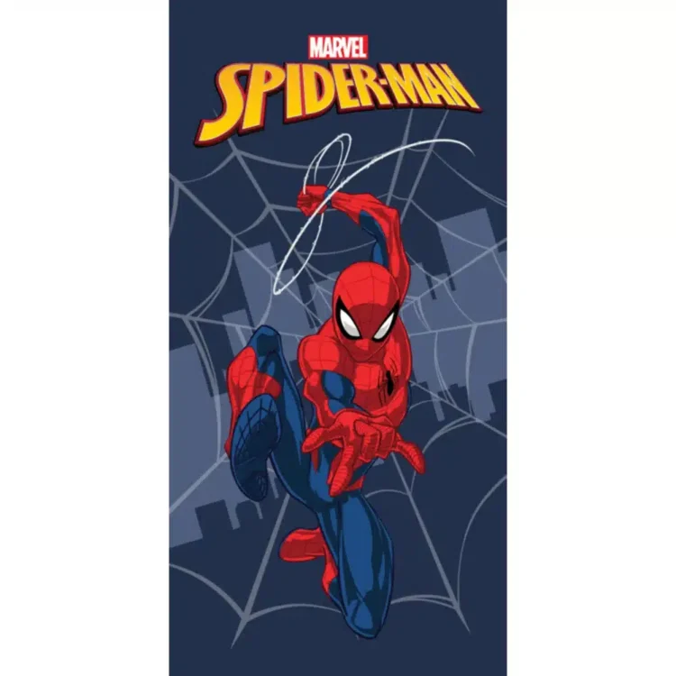 Πετσέτα Θαλάσσης Microfiber Spiderman Dark
