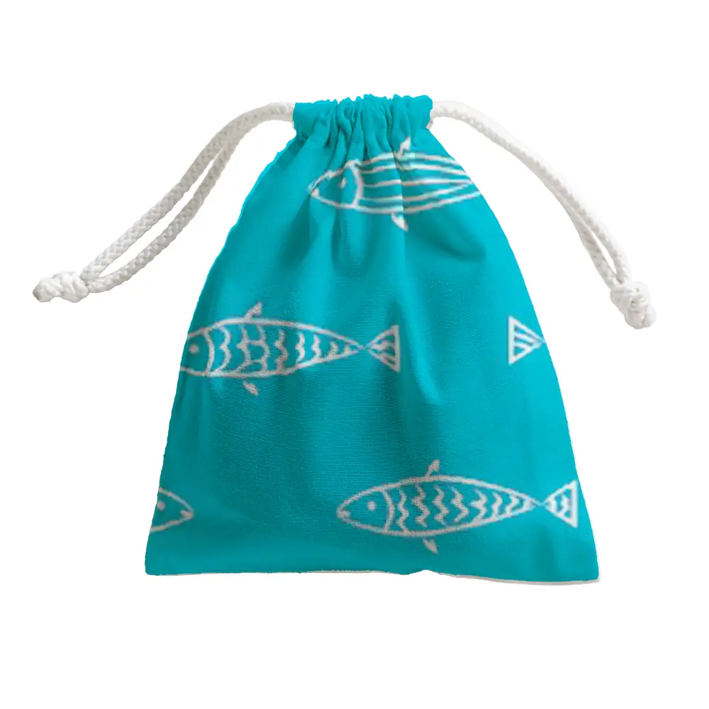 Πετσέτα Θαλάσσης Microfiber Quick Dry Fishes - Image 5