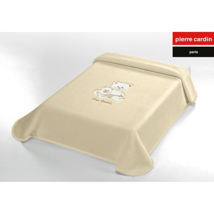ΚΟΥΒΕΡΤΑ ΑΓΚΑΛΙΑΣ 80Χ110 PIERRE CARDIN (760) BEIGE