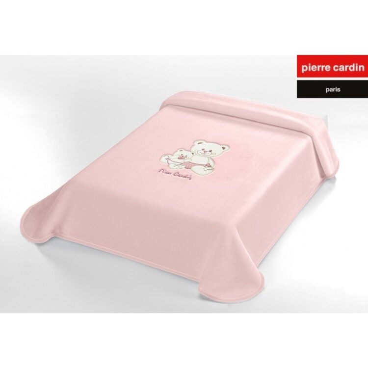 ΚΟΥΒΕΡΤΑ ΑΓΚΑΛΙΑΣ 80Χ110 PIERRE CARDIN (760) PINK
