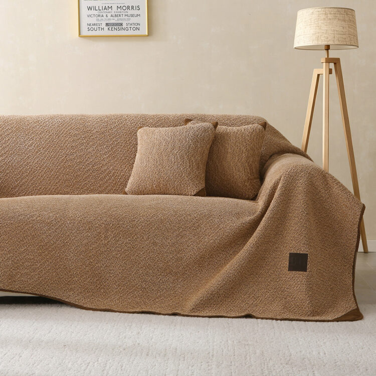Beauty Home Ριχτάρια σετ 3τμχ Lamb Plus Art 8832 (175x180+175x250+175x300) Άμμου