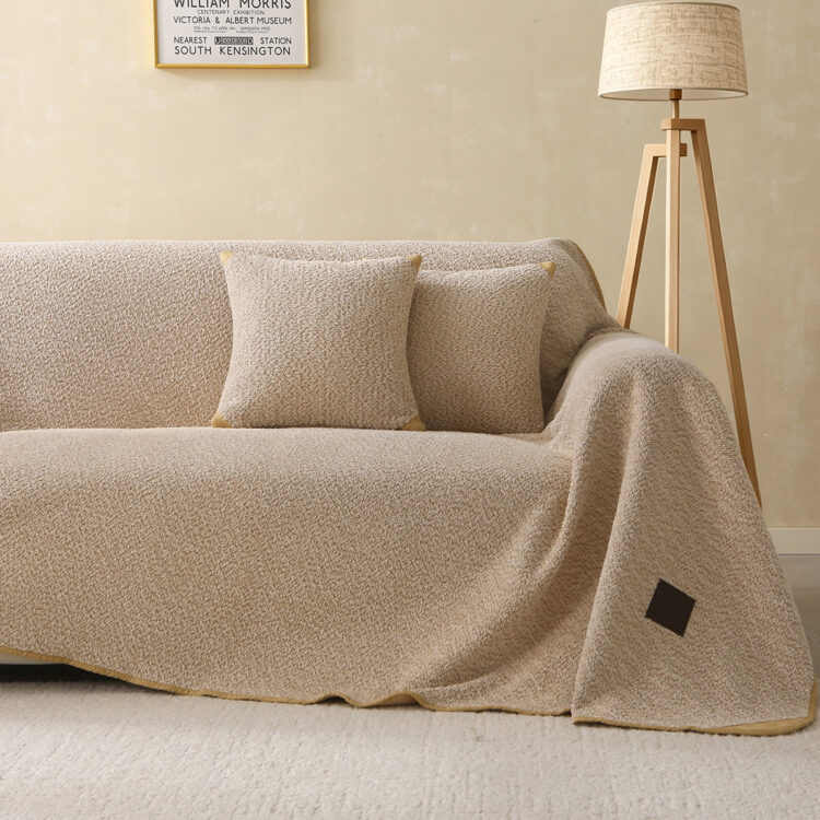 Beauty Home Ριχτάρια σετ 3τμχ Lamb Plus Art 8833 (175x180+175x250+175x300) Μπεζ