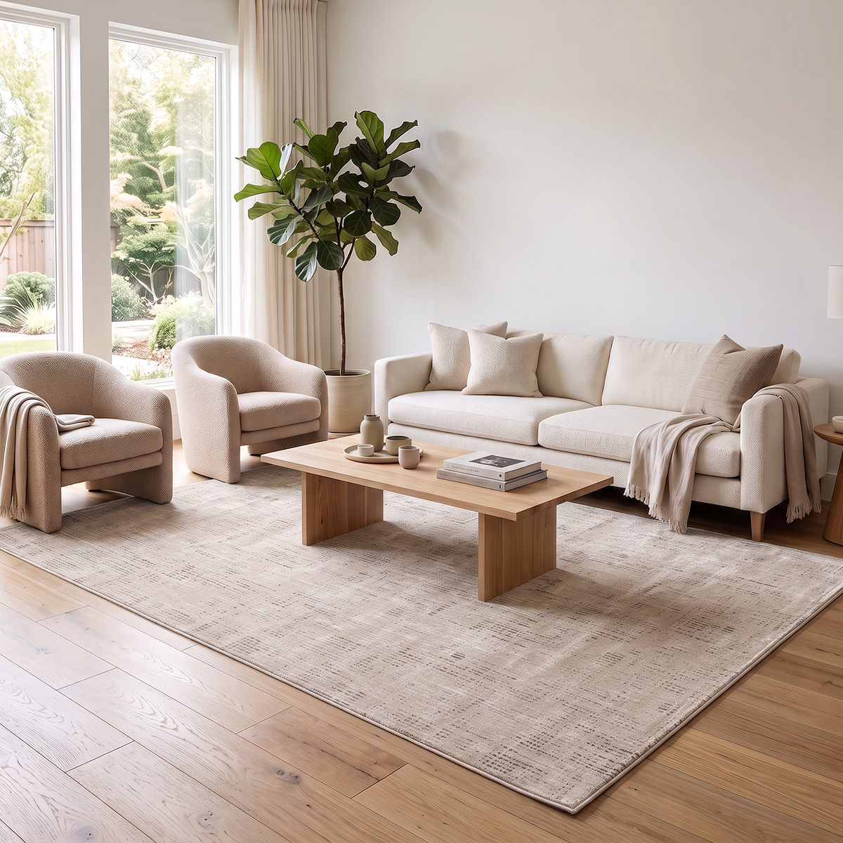Beauty Home Χαλί Vision Art 9254 Μπεζ - Image 2