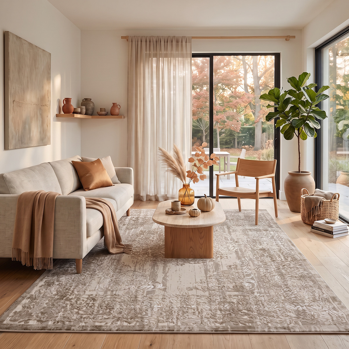 Beauty Home Χαλί Vision Art 9258 Μπεζ - Image 2