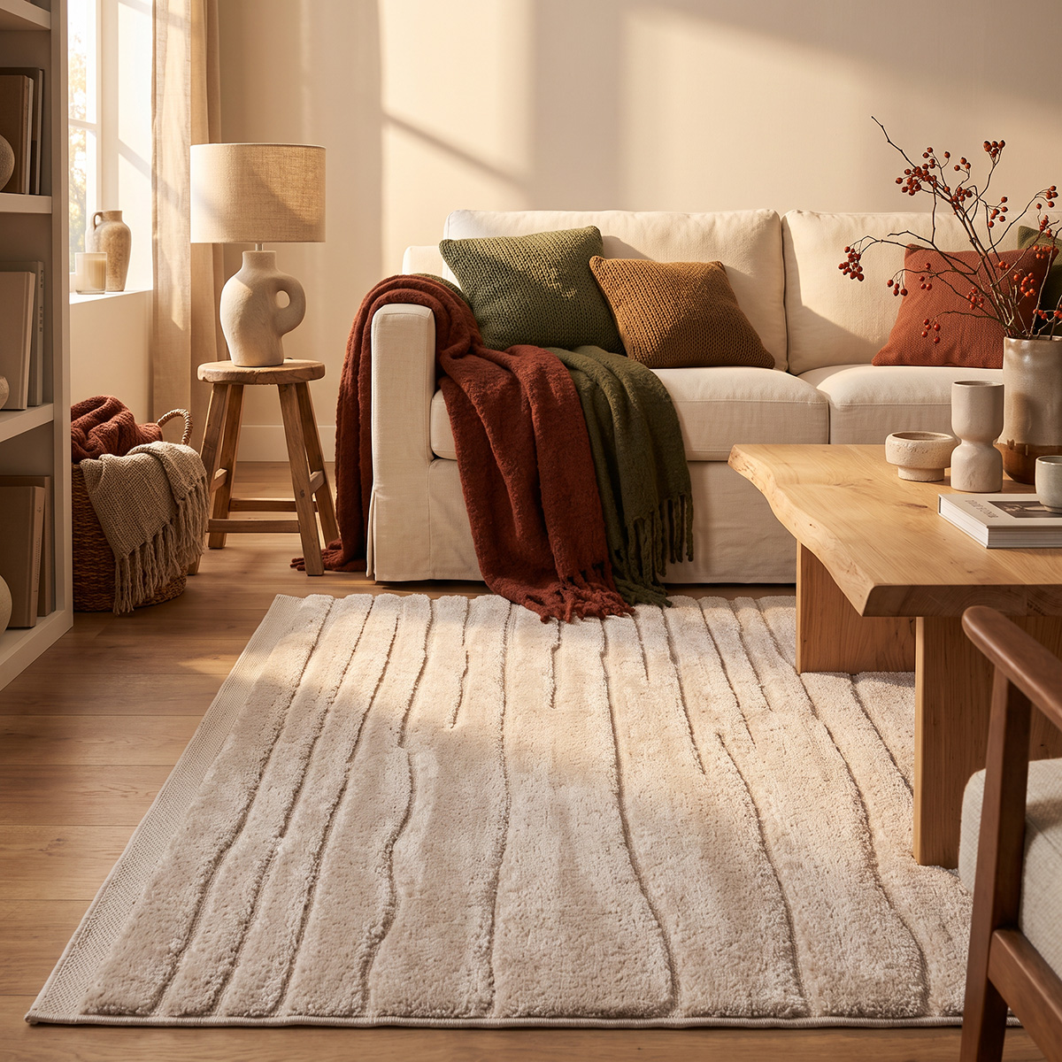 Beauty Home Χαλί Cozy Art 9638 Μπεζ - Image 2