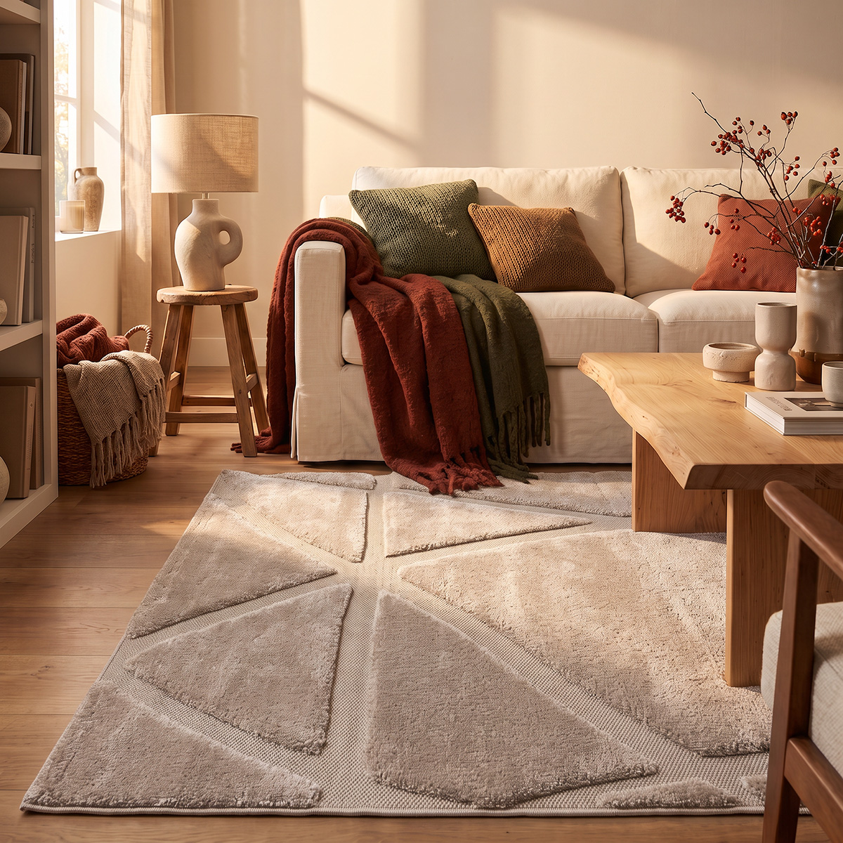 Beauty Home Χαλί Cozy Art 9639 Μπεζ - Image 2