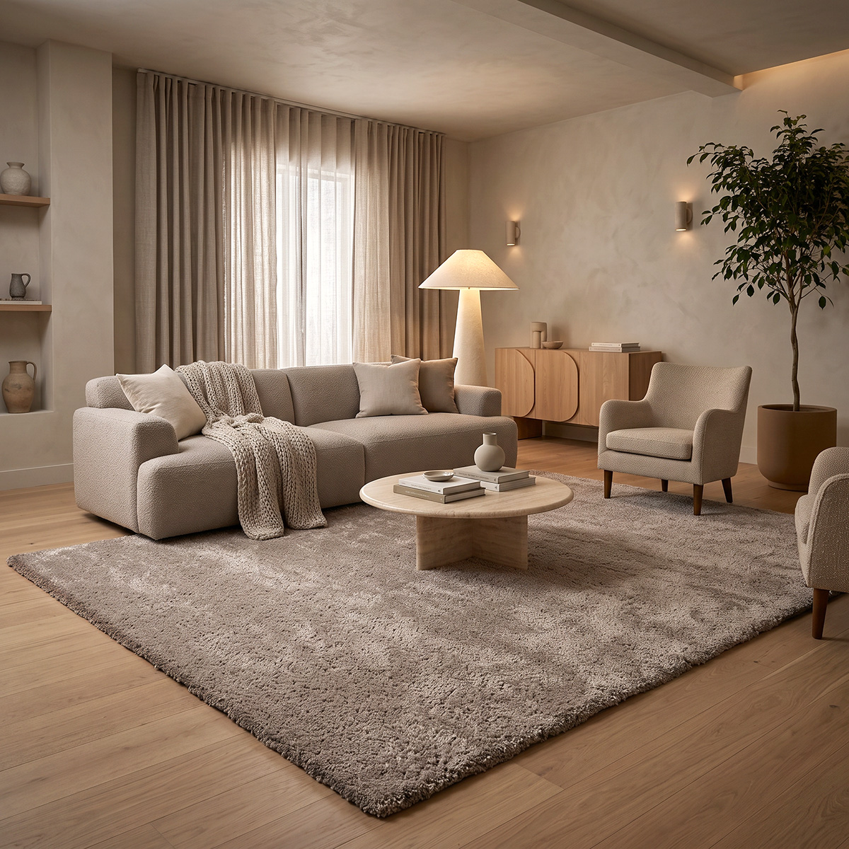 Beauty Home Χαλί Flame Art 9666 Μόκα - Image 2