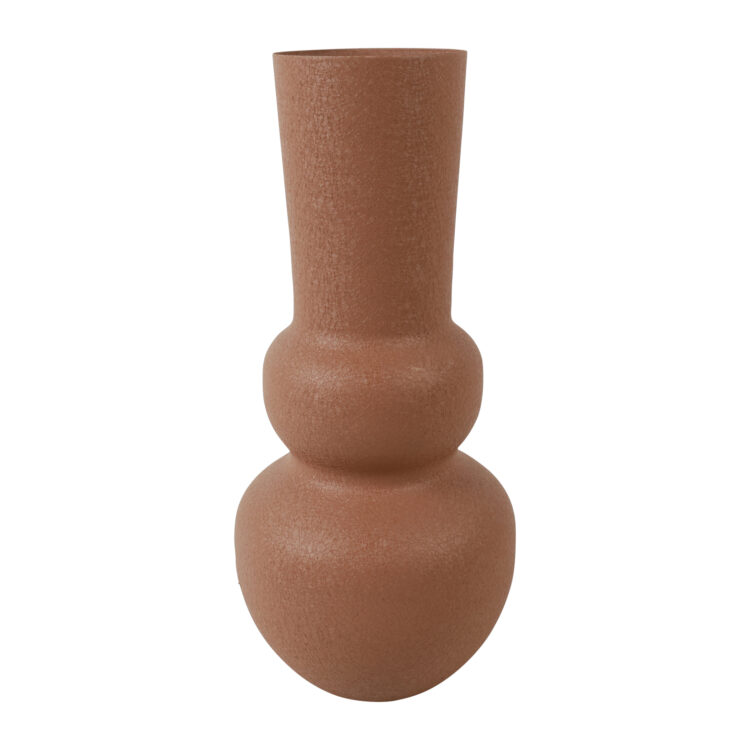 Beauty Home Βάζο μεταλ.terracotta 35