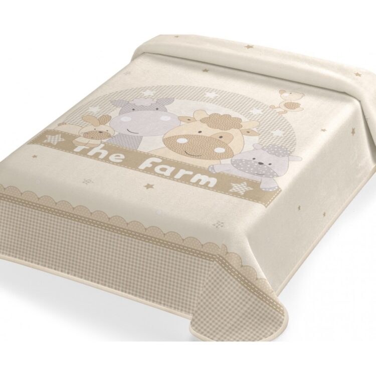 ΚΟΥΒΕΡΤΑ ΙΣΠΑΝΙΑΣ ΚΟΥΝΙΑΣ 110X140 BELPLA STER 664 BEIGE
